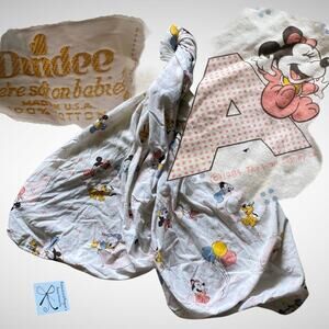 Dundee The Walt Disney Company 1984 ABC Nursery Fitted Crib Sheet